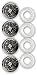 Cruiser Accessories 82432 Chrome/Smoke Pave License Plate Frame Fastener Cap