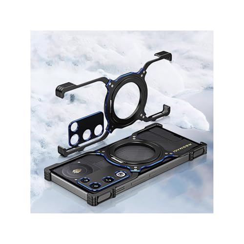 REDMAGIC 11 Air �P�[�X �J�o�[ �A���~�j�E���o���p�[ ���������� CASE �����₷�� �ϏՌ��J�o�[ ���� �y�� �ȒP���� �ȒP����(�u���b�N�u���[)