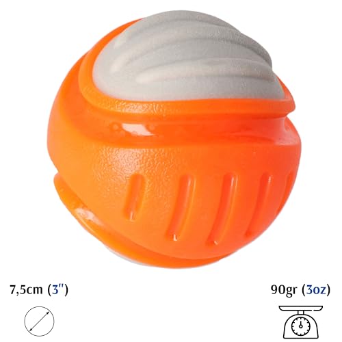 Dingo Hundespielzeug aus Hart Gummi TPR Bäll Dent ø 7,5 cm 17326