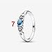Artiyoo Princess Ring Fit Women Fashion Gifts 925 Sterling Silver DIY Jewelry (Aladdin Princess Jasmine Ring number 7)