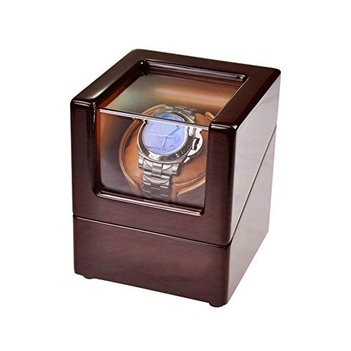 Caja para relojes automáticos en madera artesanal y amplio espacio de guardado