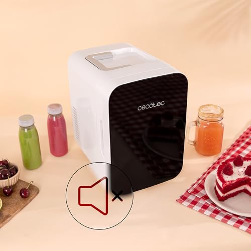 Cecotec Mini-Kühlschrank mit 10 l, Bolero MiniCooling Bahamas Black, 12V-220V, kompatibel mit Autos und Wohnmobilen, 7 bis 65°C, Kühl- und Heizfunktion, leicht zu transportieren