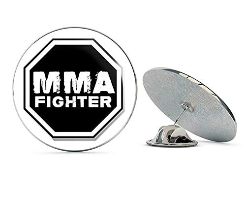 Octagon Shaped MMA Fighter (Martial Arts Fight UFC) Metal 0.75