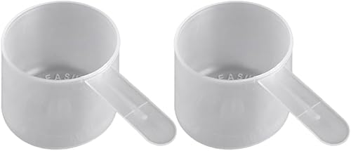 Miniatura 3 de Cuchara de envasado de medición de plástico de 1.8 fl oz ( 53 cc  3.58 cucharadas 1.8 fl oz 0.224 taza) Mango corto - para medir y dispensar