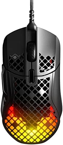 SteelSeries Aerox 5 Gaming Mouse  Ultra Lightweight 66g  9 Programmable Buttons  IP54 Water Resistant  PC/MAC  FPS, MOBA, Battle Royale, MMO, RPG