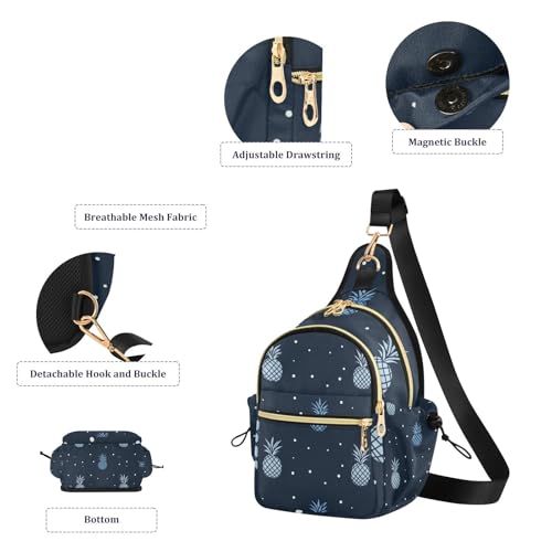 Sac de poitrine pour adolescentes réglable qui libère les mains - 5