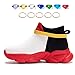 Loromodo White Black Sneakers for Boys Girls Shoes Running Birthday Gift Tennis Costume Shoes