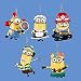 2.25" Despicable Me Ornament Assortment 5/asstd: De2141 French Maid, De2142 Fire Hose, De2143 Fire Alarm, De2144 Golfer & De2145 Hula Minion.