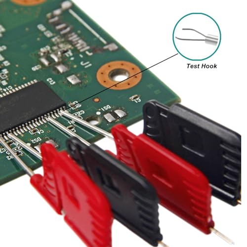 Image of Bewinner SDK08 Test Clip, Ultra Small Clip Chip Foot Clip Micro IC Clamp for SOIC TSSOP TSOP SSOP MSOP PLCC QFP TQFP LQFP SMD IC Test Chip