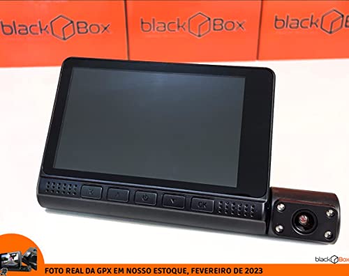 Black Box GPX - Câmera Veicular Tripla Black Box 3 Câmeras Taxi/uber