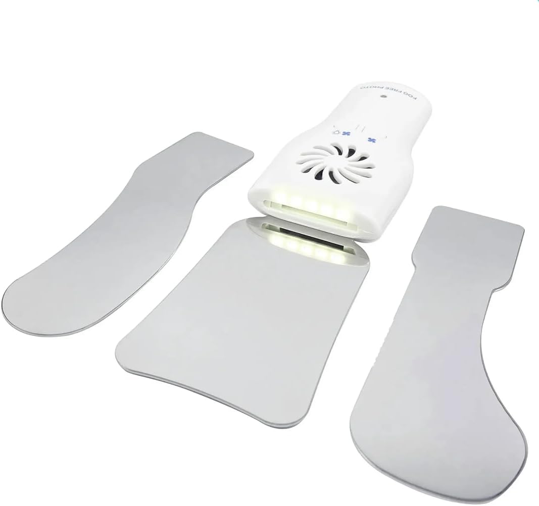 Automatic LED Anti-Fog Mirrors for Oral Photo Reflects Stainless Steel Defogs Mirrors for Oral Examination