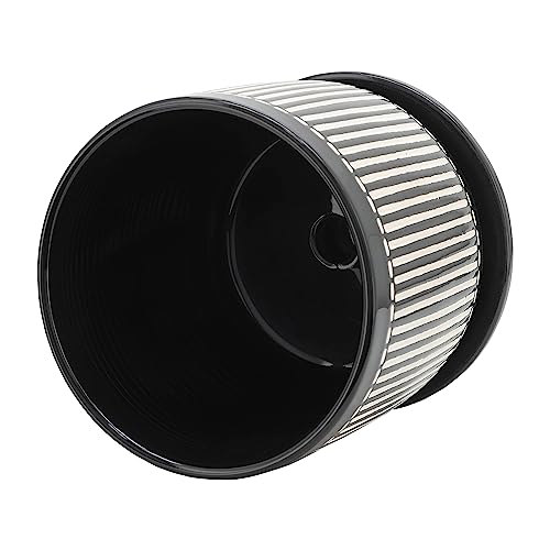 Sagebrook Home Ceramic Planter Set Of 2 - Black And White, Vertical Line Design, 5" Planter, 6" Planter, For Indoor And Outdoor Plants, Succulent Planter Set, Black Planters #TOP6