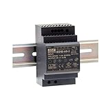 Mean Well HDR-60-5 AC-DC Ultra Slim DIN-Schienen-Netzteil, CV