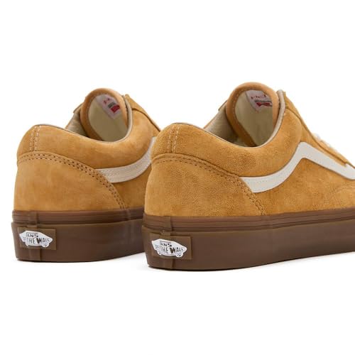 Vans Vans - Unisex Old Skool Shoes, Color Pig Suede Gum Antelope, Size: 8 D(M) US Mens / 9.5 B(M) US Womens