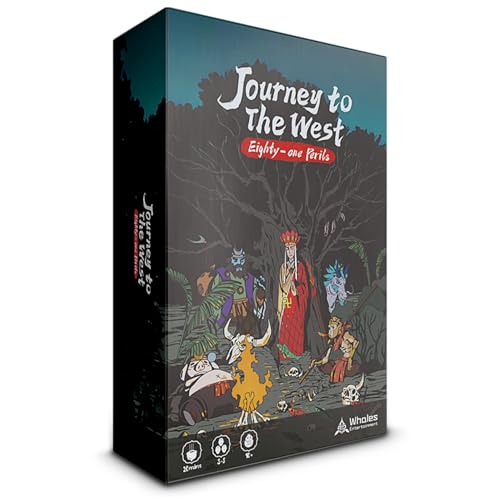 Whales Entertainment Journey to The West: ochenta y uno peligros - Juegos de cartas de estrategia de escalada en escaleras para adultos, adolescentes y niños | Juegos de estrategia grupal y juego de