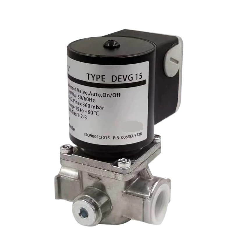 Zawór elektromagnetyczny gazu palnika Quick Release zawór odcinający cewki DEVG15 20 25 40 DEVG50(1)