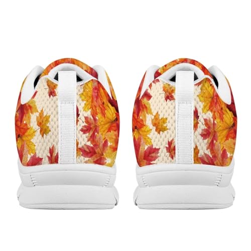 Image of GIFTPUZZ Mens Lace Up Athletic Trainers Running Sneakers Wedge Breathable Gym Lightweight Sports Tennis Shoes
