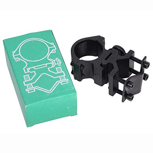 Monturas acoples agarres soporte para linternas caza linterna, linternas led, linternas bicicleta, ajustables de plastico reforzado, acero, pistola rifle escopeta telescopio (Montura/acople M-3)
