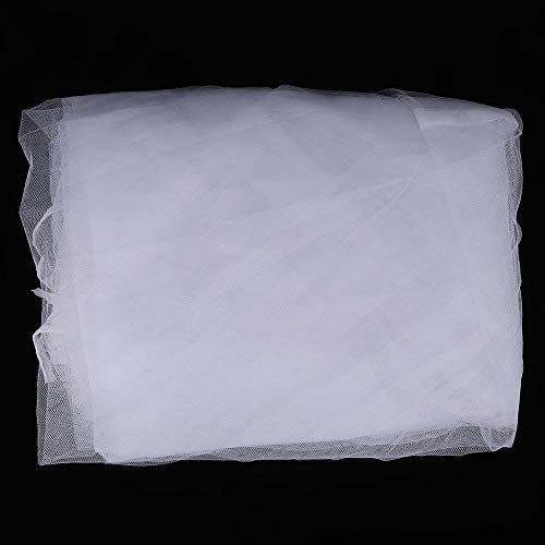 Jiawu Mosquito Net For Single To King-Sized Beds, 2 Openings Or Fully-Enclosed Bed Canopy, Rectangular White Universal Mosquito Netting Canopy For Indoor Outdoor Use, Ideal For Home, Travel #TOP4