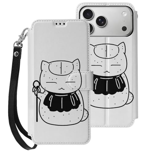 �ĖڗF�l�� �j�����R�搶 �L iPhone17ProMax�p�P�[�X �蒠�^ �X�}�z�P�[�X �X�g���b�v�t�� �A�C�t�H��17�v���}�b�N�X�p�P�[�X PU���U�[ �S�ʕی� �ϏՌ� ���z�^ �J�[�h���[ �X�^���h�@�\ �l�C �g�уJ�o�[