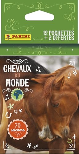 Panini - Panini CHEVAUX DU MONDE 2025 Blister 12 pochettes + 2 offertes