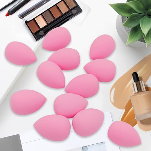 12 Pieces Professional Makeup Sponge Set,Latex Free Flawless Soft Setting Face Puffs,Beauty Sponge Blender Cosmetic Applicator for Powder,Liquid,Facial Makeup Tools - Thumbnail 7