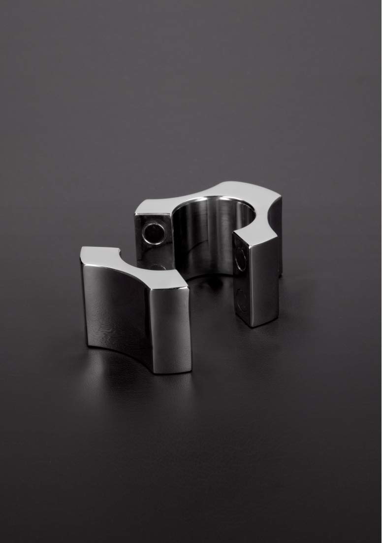 Shots Toys Triune Deluxe Magnetic Ball Strecthers Gaine pour Pénis Argent