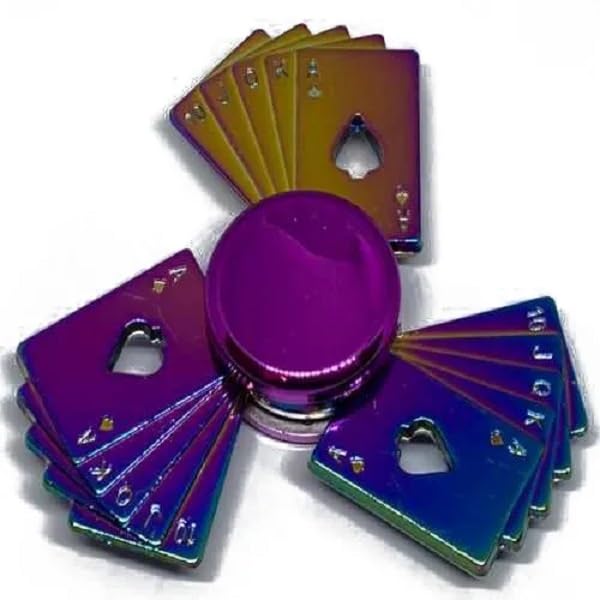 Bestie toys Metal Fidget Spinner Playing Cards, ACE,Black Jack Luck Charm, Adults Kids Toys (B0CP9T1245) Amazon Price History, Amazon Price Tracker