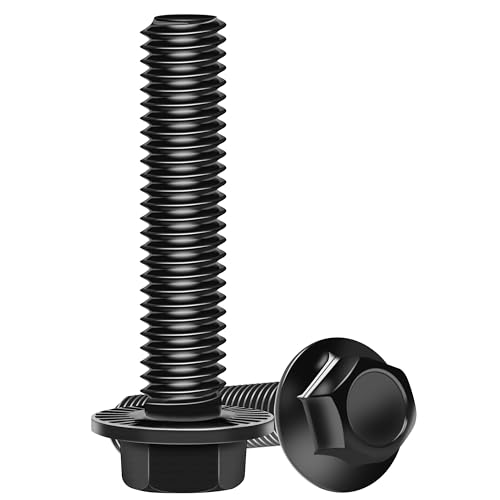 EASTPUK 10�Z�b�g M8-1.25 x 35mm �t�����W�t���Z�p�{���g�A�O���t�����W�Z�p�l�W�A�O���[�h10.9�X�`�[���u���b�N����M8�{���g�A�i�b�g�ƃ��b�V���[�t���A�|���v�A�C���ԁADIY�v���W�F�N�g�p�̑S�˂��B