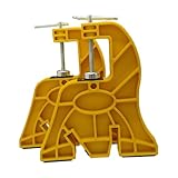 KQFCAZRE スキーおよびスノーボード用バイス 2 個、滑り止めグリップ、スノーボード メンテナンス アクセサリー、, 黄色