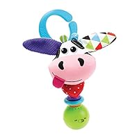 Yookidoo 40132 Cow 'Shake me' Rattle, Multi