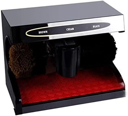 Automatic Shoe Polisher Machine with Induction Sensor, Dual-Brush Shoe Cleaning Polishing System for Home, Hotel Office Use, Electric Shoe Brush
