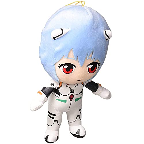 Rei Peluche Toys Doll Kawaii Rei Peluche Anime Relleno de Peluche de Peluche Regalo de cumpleaños para niños para niños Almohadas de Felpa de Anime 20 cm Cover