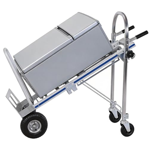 Carretilla de mano plegable de aluminio 2 en 1 para escaleras miniatura 7