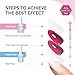 MelodySusie Fleurwee Hema Free Gel Polish Top Coat and Base Coat Set Clear Gloss Shiny Top Coat No Wipe Base Coat Long Lasting Soak Off UV Gel Nail Polish Beauty Gifts for Women