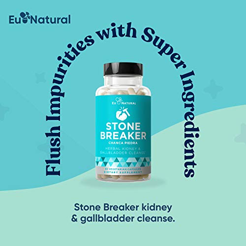 Stone-Breaker-Chanca-Piedra--Natural-Kidney-Cleanse-Gallbladder-Formula--Detoxify-Urinary-Tract-Flush-Impurities-Clear-System--Hydrangea-Celery-Seed-Extract--60-Vegetarian-Soft-Capsules