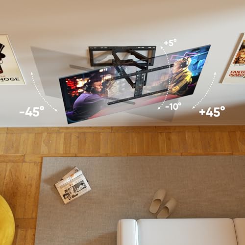 ONKRON Suporte de parede de TV de movimento completo para TVs de 32 a 90 polegadas até 50 kg, suport