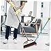 2 Sets Broom Dustpan Combination Household Broom and Dustpan Indoor Broom and Dust Long Handle Garbage Shovel Housewarming Dustpan for Office Dustpan for Home Decorative Broom