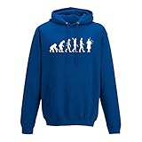 ca. 280 g/m², 80% Baumwolle - 20% Polyester, Doppelnahtverarbeitung, innen angerauht, Kordel in gleicher Farbe wie Hoodie, Känguru-Tasche mit versteckter Öffnung für Kopfhörer-Kabel, Maschinenwäsche