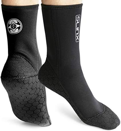 Dizokizo Neoprene Socks 3mm Neoprene Wetsuit Socks Thermal Anti-Slip for Men Women Snorkeling Swimming Surfing Sailing Kayaking Diving