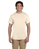 Fruit of the Loom 5 oz. 100% Heavy Cotton HD T-Shirt (3931) Natural, L