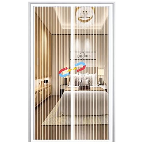 LRHRHR Magnetic Fly Screen Door for Easy Access Cover