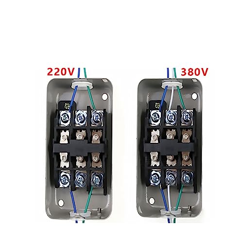 Bouton de Commande de Puissance KLVN pour Scie et Compresseur Triphasé 7.5kW
