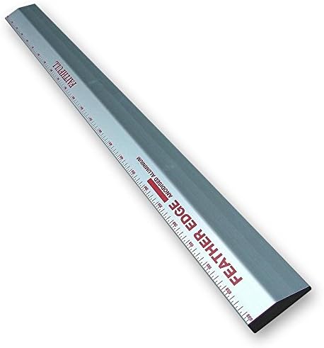 Faithfull FAIFE4 Feather Edge/Straight Edge with Scale 1.2M (4ft)