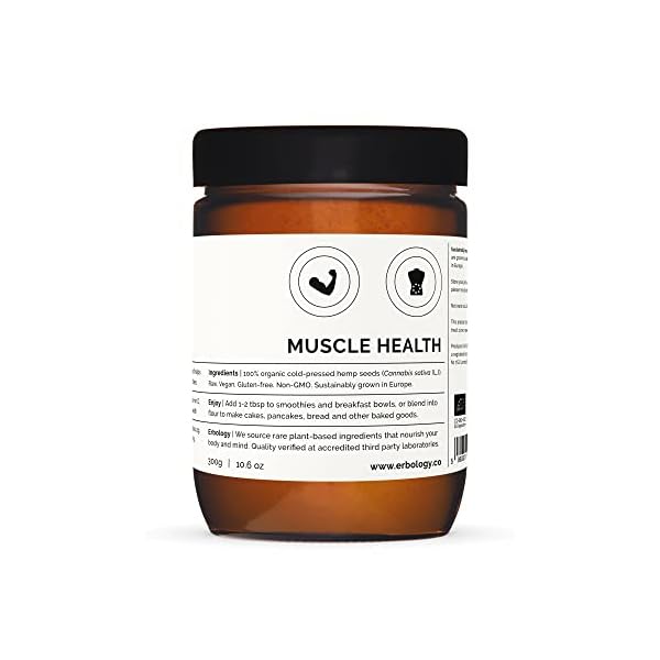 100 Organic Hemp Protein Powder 10.6 oz ColdPressed from 100 Hemp