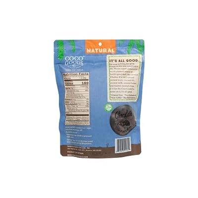 CocoGoods Co. Vietnam Single-Origin Natural Toasted Coconut Chips Chocolate (Pack of 6)