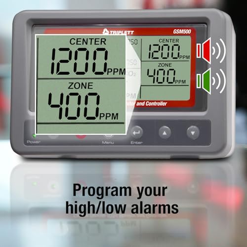 Contrôleur de dioxyde de carbone GSM500 Triplett pour la mesure de CO2 - 7