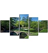 chenchenArt Augusta National Golf Course Wall Art Home Living Room Bedroom Decorations Golf Pictu...
