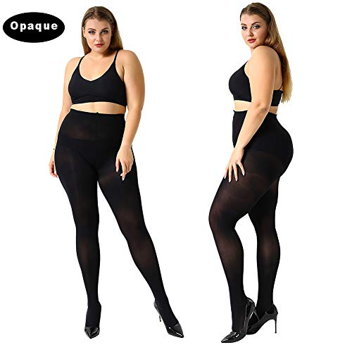 Manzi YDPSTS Women'S Control Top Plus Size Tights thumb #6