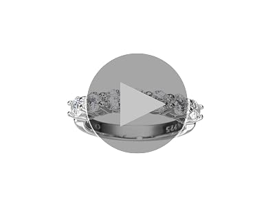 Amazon Essentials - - Amazon Essentials Platinum Plated Sterling Silver Halo Ring Set With Asscher Cut Infinite Elements Cubic Zirconia (1.5 Cttw), Size 9, (previously Amazon Collection